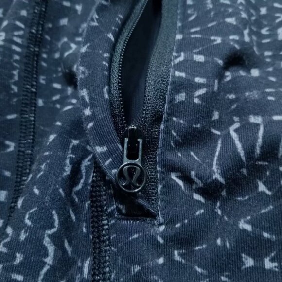 Lululemon Daily Practice Jacket 10 Large Samba Battleship Snake Hoodie Women's - Picture 9 of 9